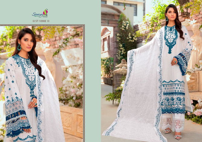 Saniya Trendz ST-1090 Wholesale Pakistani Salwar Suits Catalog